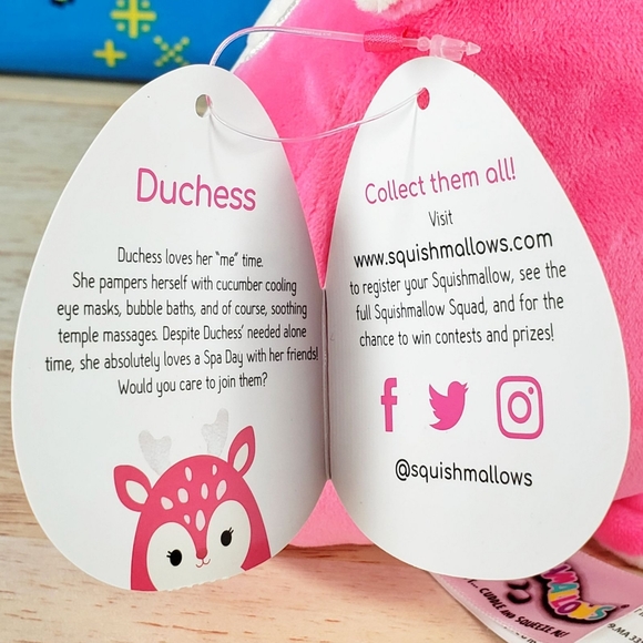 Squishmallow Duchess the Fawn 5" UltraSoft Valentine's Day Plush Toy NWT - Picture 11 of 12